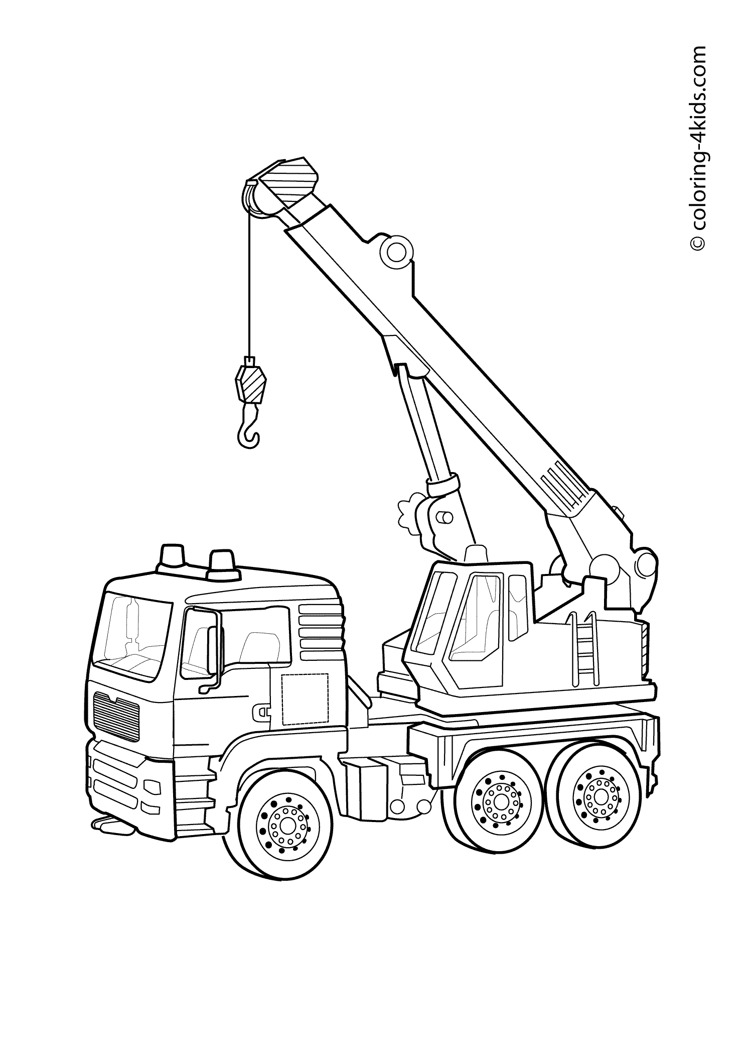 1483x2079 Tons Of Coloring Pages For Kids. Lots Of Construction Trucks