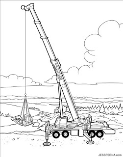 251x320 Coloring Book Illustrator For Construction Crane Drawings How