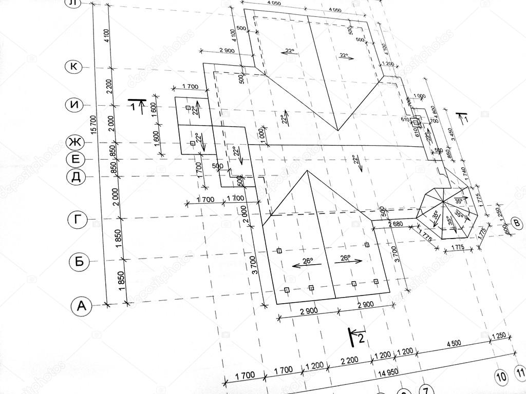 1024x768 Construction Drawings Stock Photo Nataly0288dp