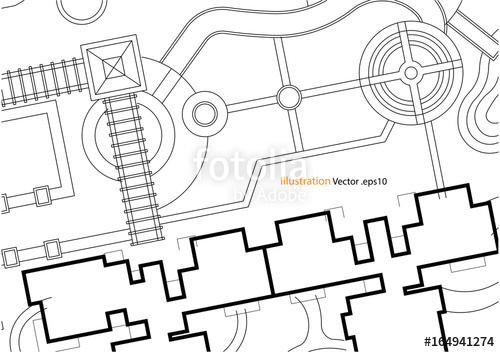 500x352 Architectural Background, Architectural Plan, Construction Drawing