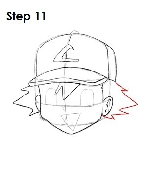 300x388 How To Draw Ash From Pokemon