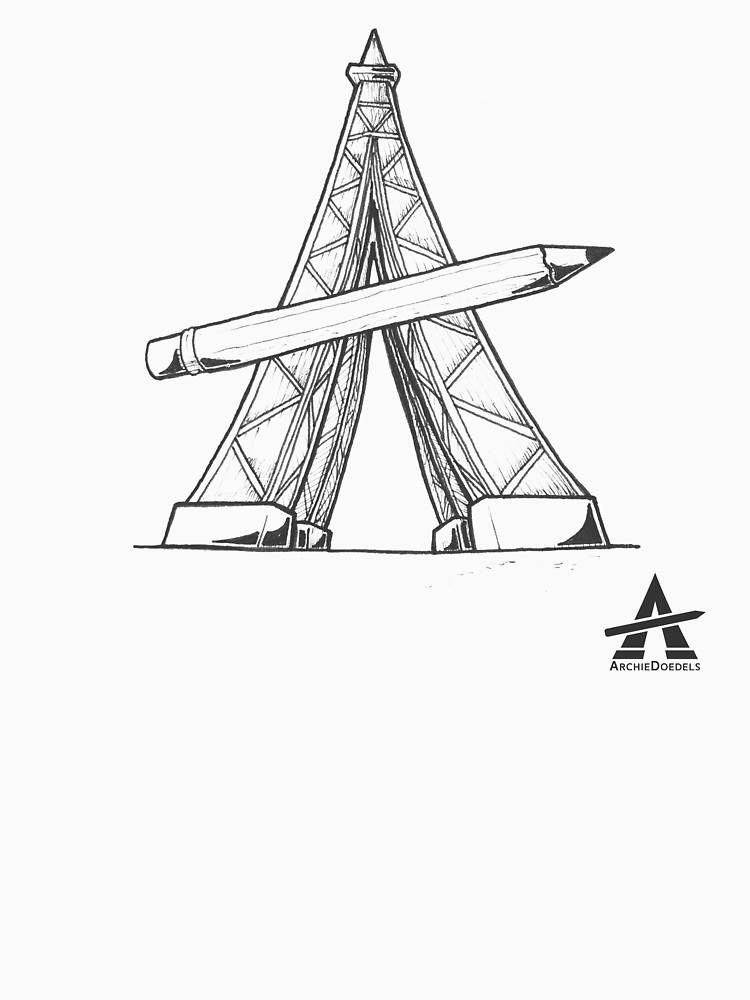 750x1000 Architecture Construction Line Sketch Unisex T Shirt By