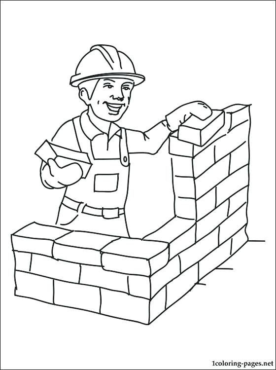 560x750 Read And Write Coloring Pages Construction Worker Coloring Pages
