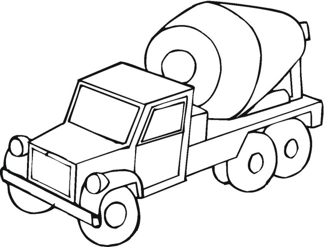 660x504 Construction Vehicle Coloring Pages