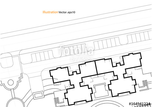 500x352 Architectural Background, Architectural Plan, Construction Drawing
