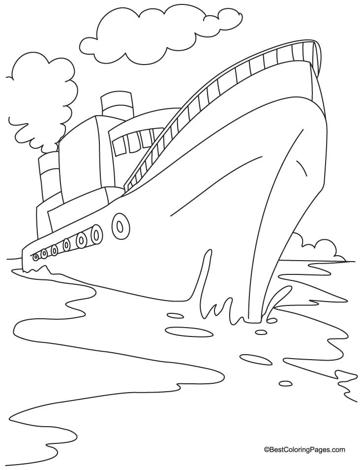 738x954 Vessel Coloring Pages