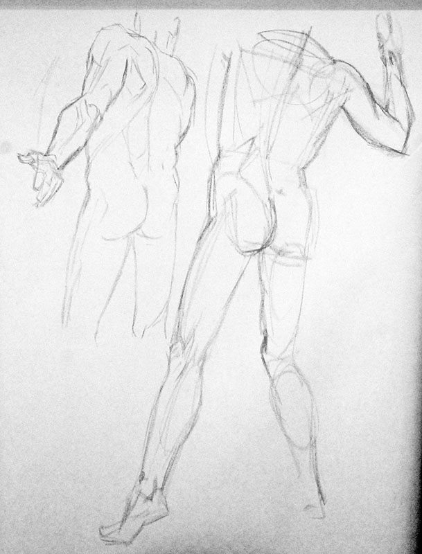 609x800 Art Of Ray Lederer July 2010 Life Drawing Part 1
