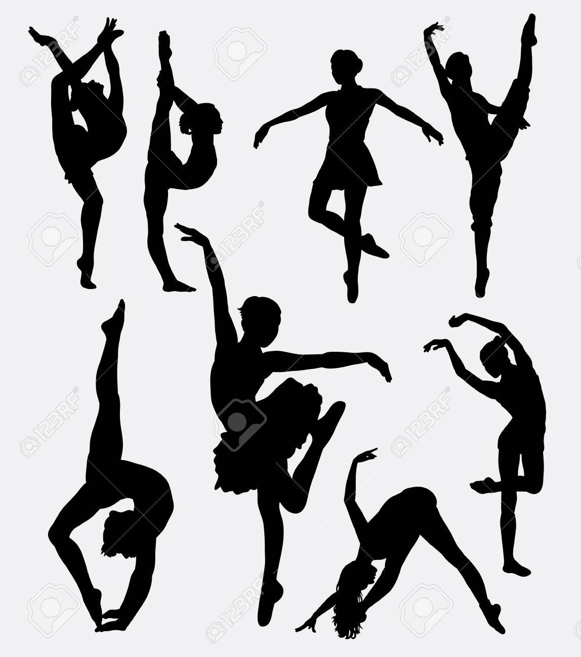 1148x1300 Tradition And Modern Dance Silhouette. Good Use For Symbol, Icon