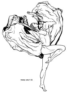236x300 Contemporary Dance Drawings