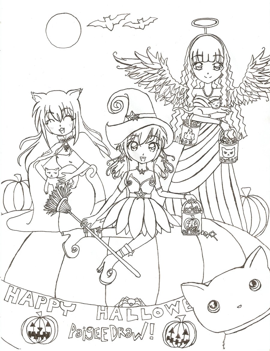 900x1168 Halloween Paigeedraw Contest Drawing By Sumiki