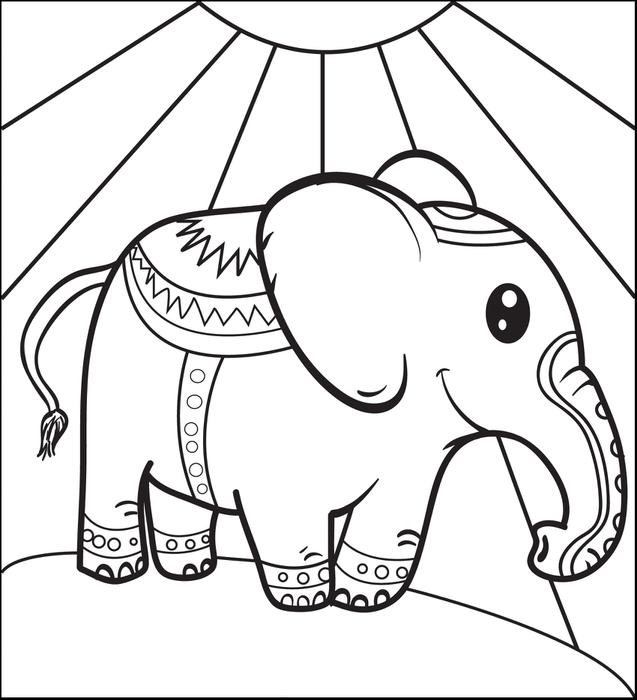 637x700 Coloring Contest Carden Circus