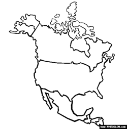 250x255 Continents Coloring Pages