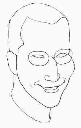 286x450 A Three Quarter Drawing Of A Face