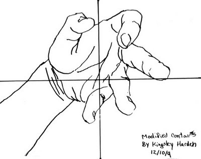400x317 Kingsleys Blog Modified Contour Drawing Of Hand