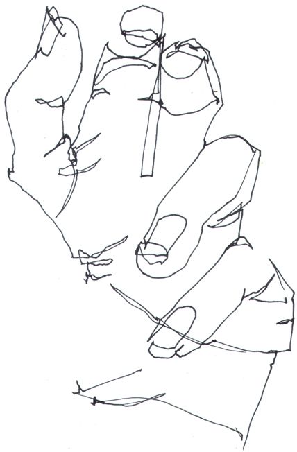 428x652 Blind Contour Drawing (Also Called Pure Contour Drawing