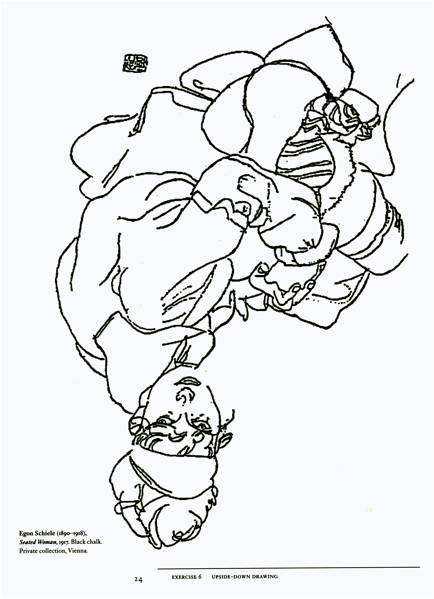 434x599 Contour Drawing