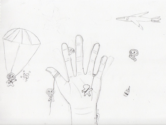 651x491 Contour Hand Drawing