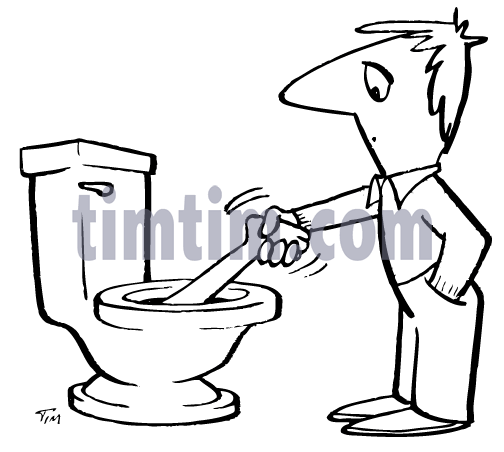 504x452 Free Drawing Of Constipation Contract Bw From The Category Diet