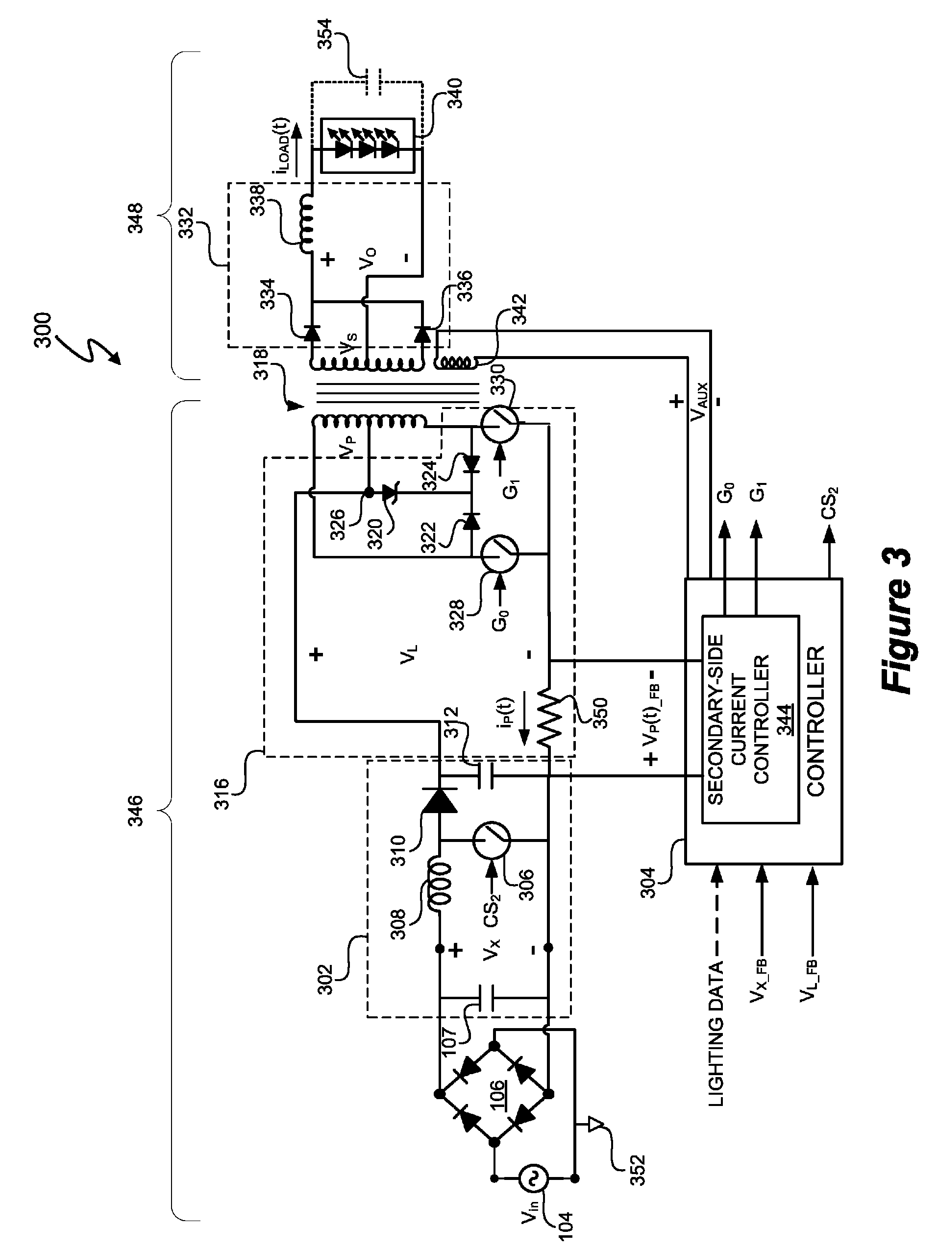 1914x2550 Patent Us8288954 Primary Side Based Control Of Secondary Drawing