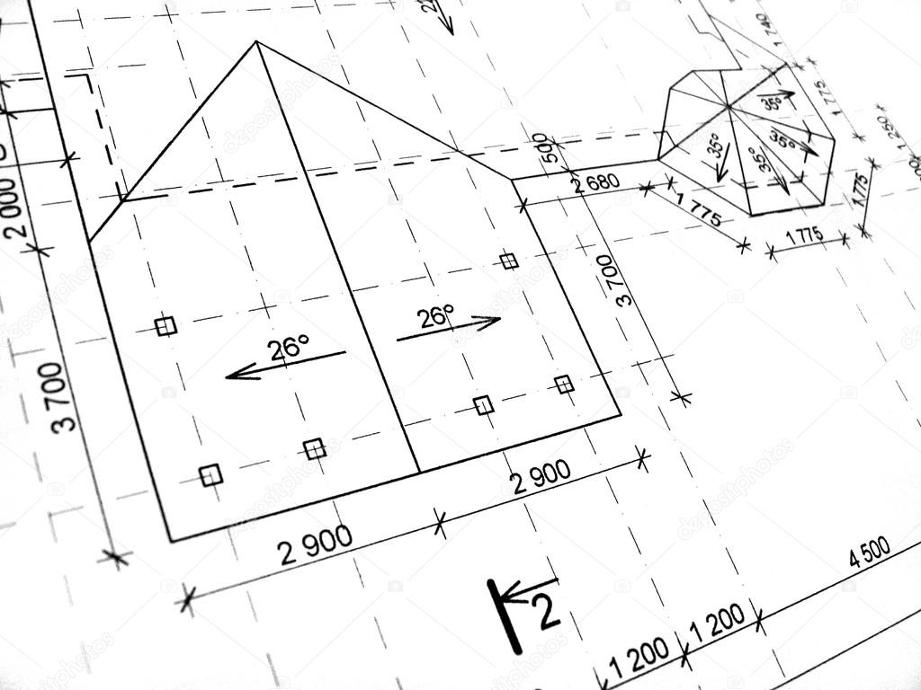 1024x768 Construction Drawings Stock Photo Nataly0288dp