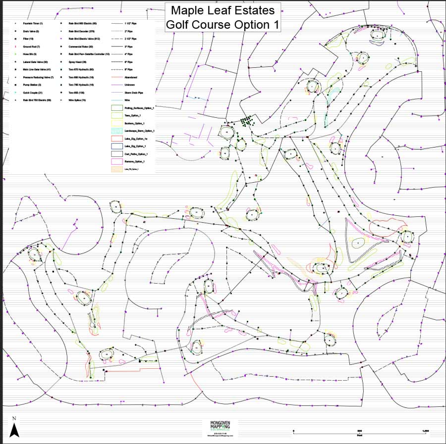 900x897 Golf Course Construction Mongoven Mapping