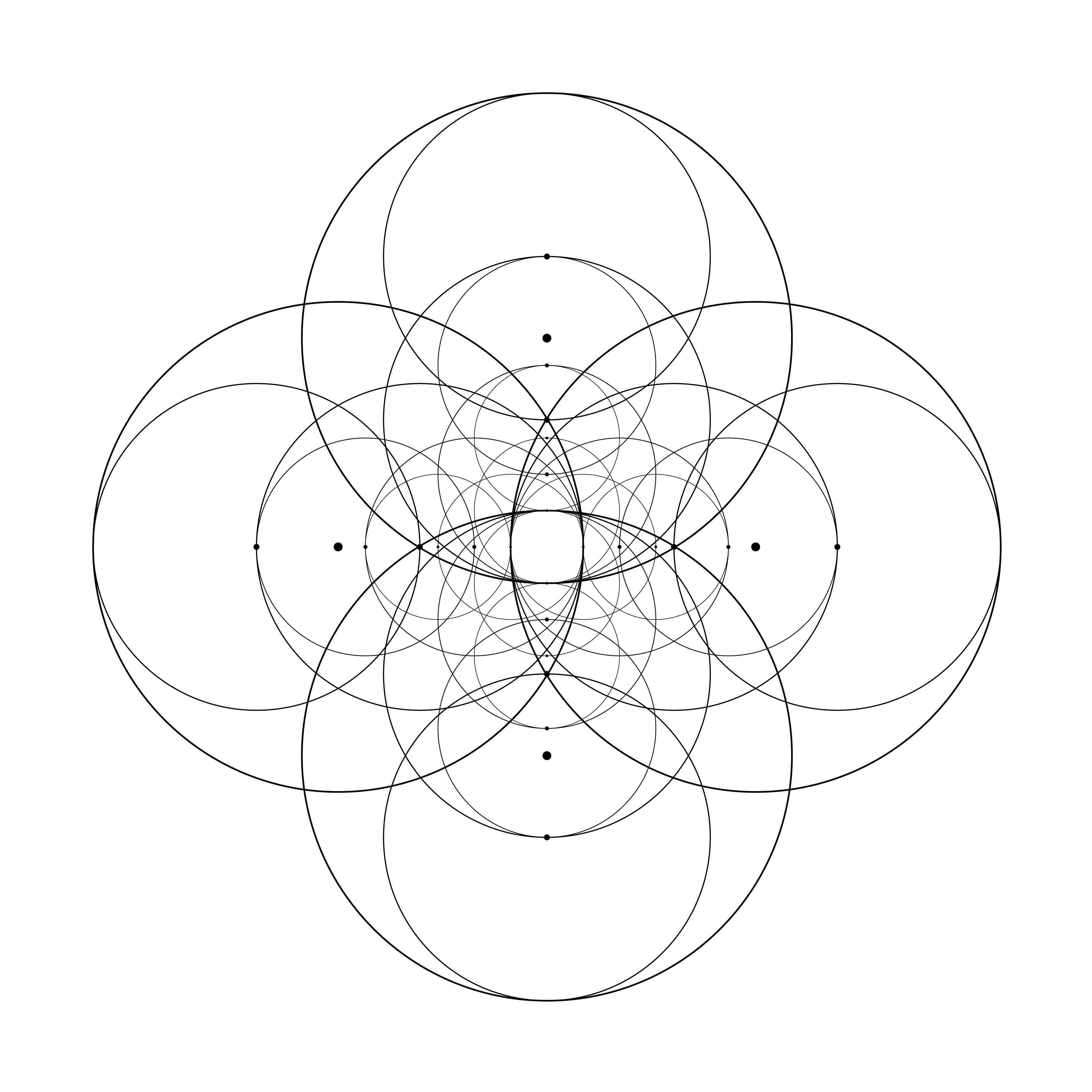 3600x3600 Sacred Geometry Constructions