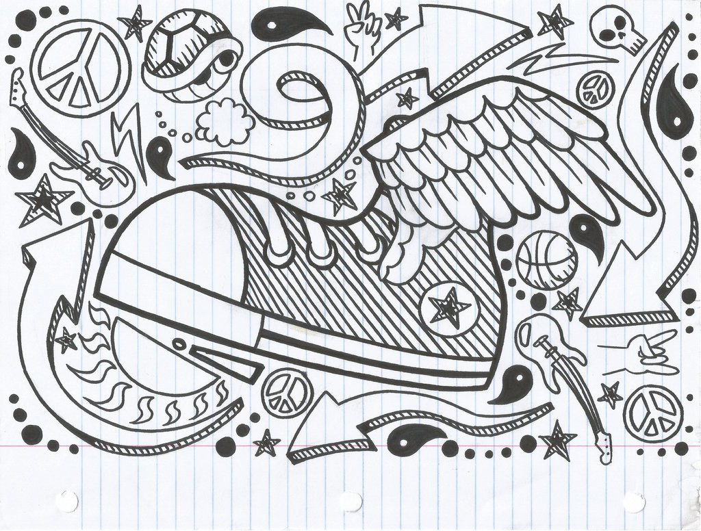 1024x776 Converse Graffiti Doodle By Mackcat