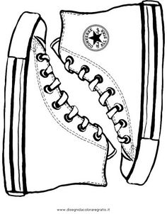 236x302 How To Draw Converse, How To Draw Chuck Taylors, Step By Step