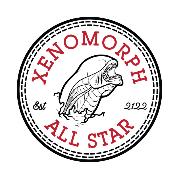 630x630 Xenomorph Alien All Star Converse Logo