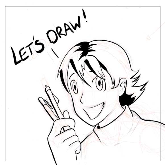 580x580 Illustrator Tutorial To Convert Drawing Sketch To Vector Cartoon