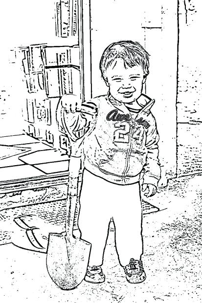 413x620 Convert Photo To Coloring Page Free Step Save And Print Convert