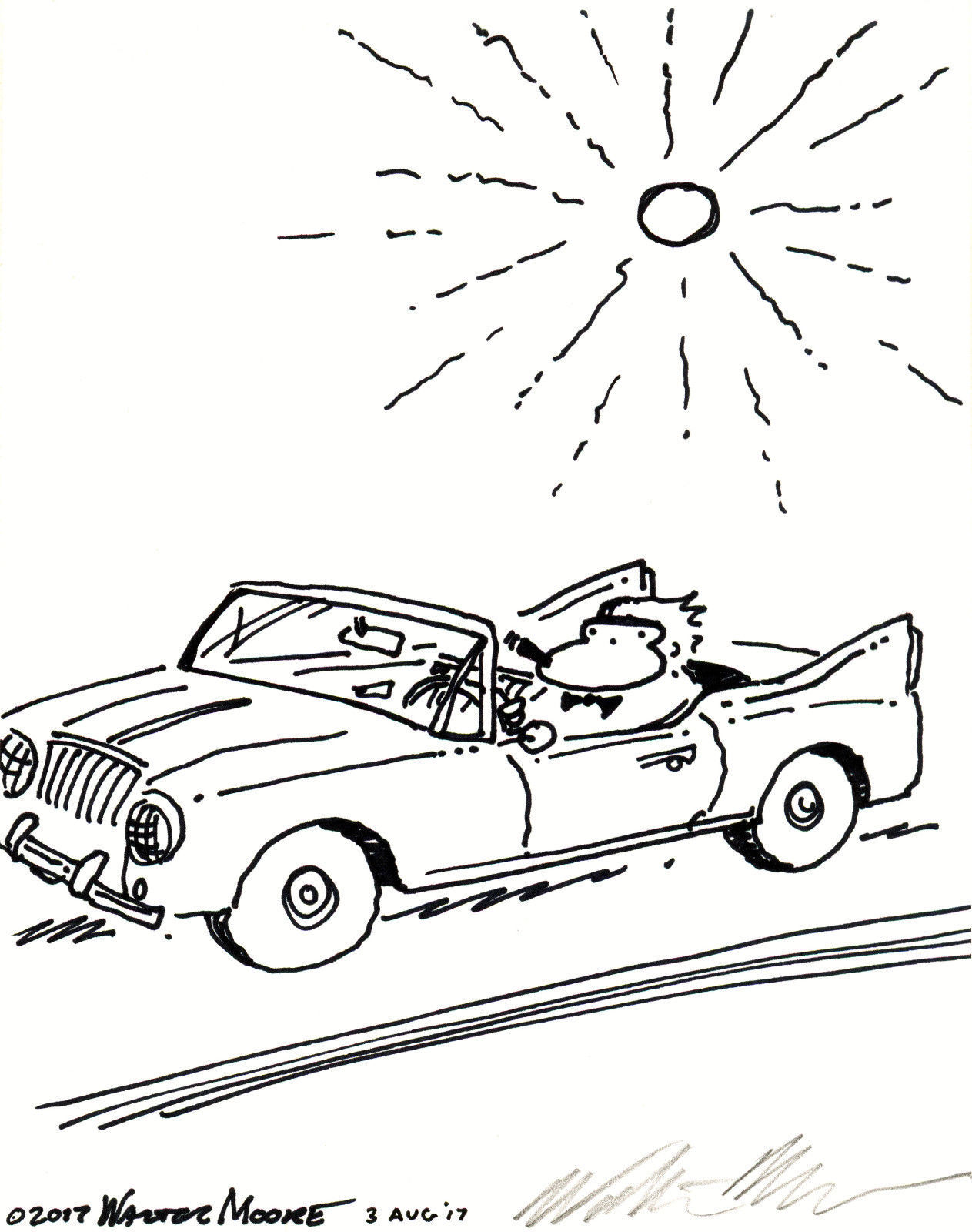 Convertible Car Drawing at GetDrawings | Free download