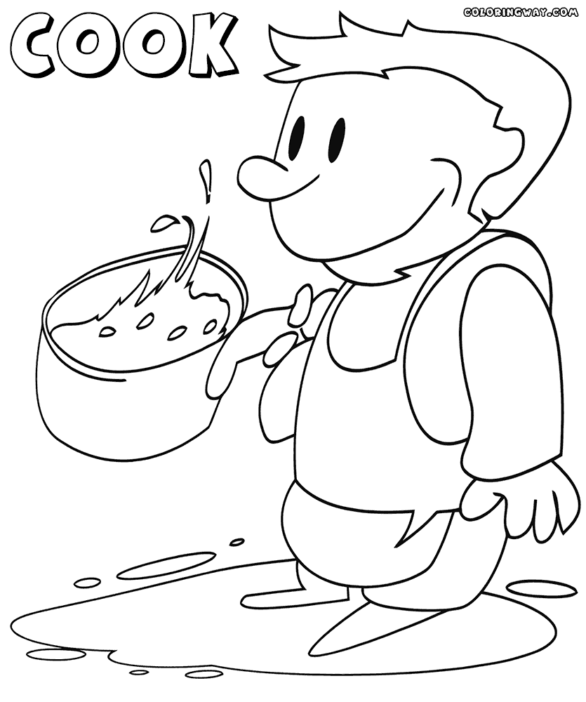 835x1000 Cook Coloring Pages Coloring Pages To Download And Print