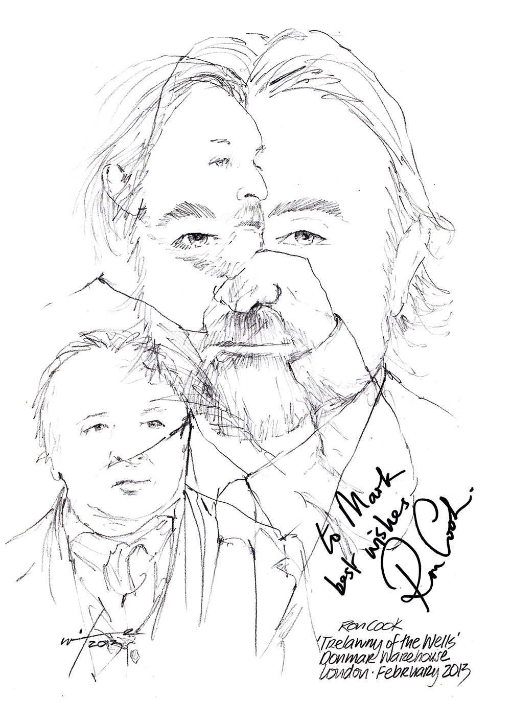 1000x1415 Drawing Ron Cook In Trelawny Of The Wells Chicanepictures