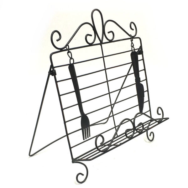 600x600 Cookbook Stand Knife Amp Fork