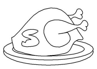 333x237 Cooked Turkey Clipart Clipartpen