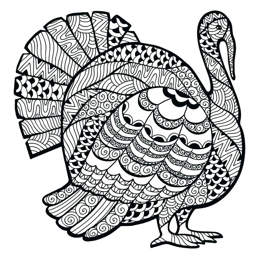 863x863 Free Turkey Coloring Page Free Turkey Coloring Pages