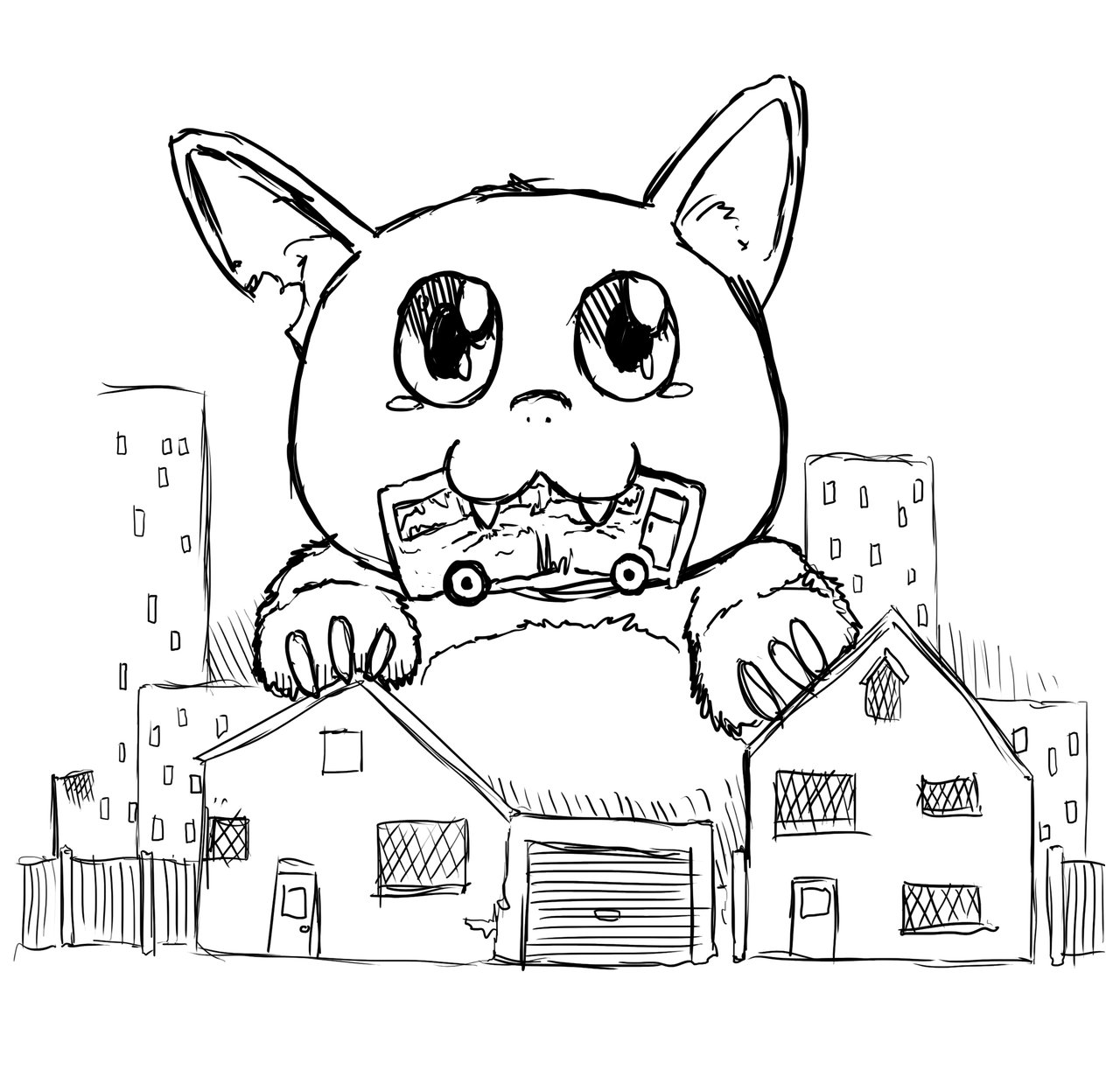 1280x1247 Drawing Cute Monster Drawings Easy As Well As Cute Cookie