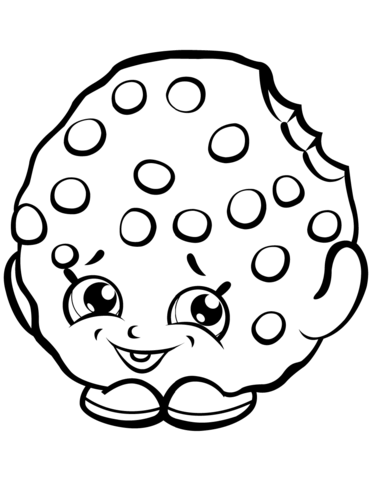 371x480 Kooky Cookie Shopkin Coloring Page Free Printable Coloring Pages