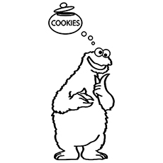 230x230 Top 25 Free Printable Cookie Monster Coloring Pages Online