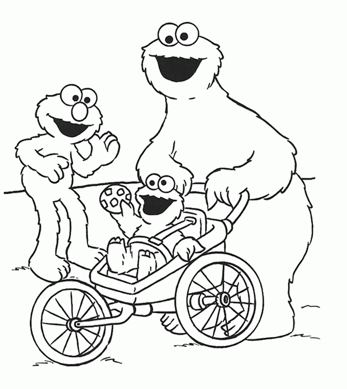 700x783 Cookie Monster Coloring Pages Many Interesting Cliparts