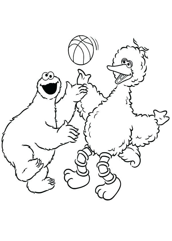 600x839 Cool Cookie Monster Coloring Page Best Of This Is Big Bird