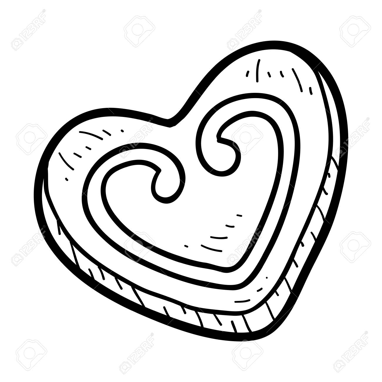 1300x1300 Coloring Book For Children, Coloring Page, Cookies Royalty Free