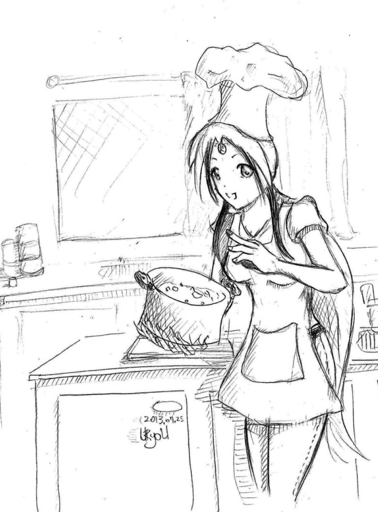 768x1041 Cooking By Uryousuke