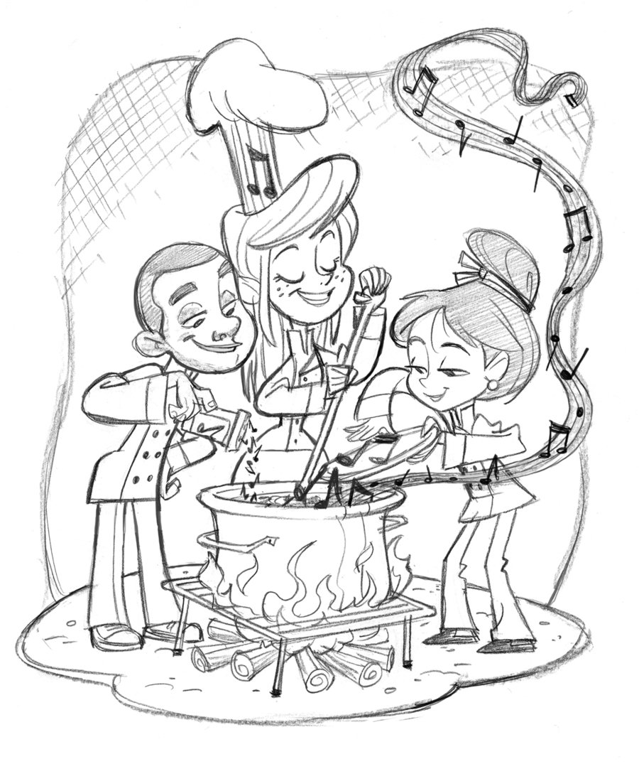 900x1075 Cooking Up Some Music By Tombancroft