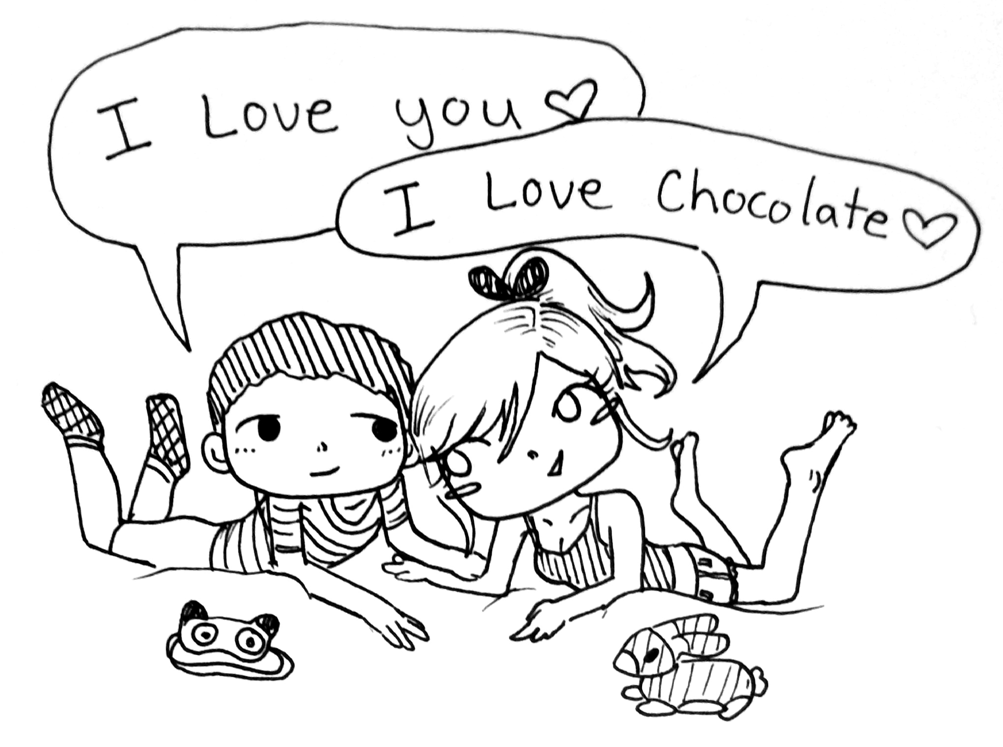 2040x1520 Drawing I Love Chocolate Texan In Tokyo