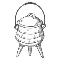 200x200 Cooking Pot Vector Image