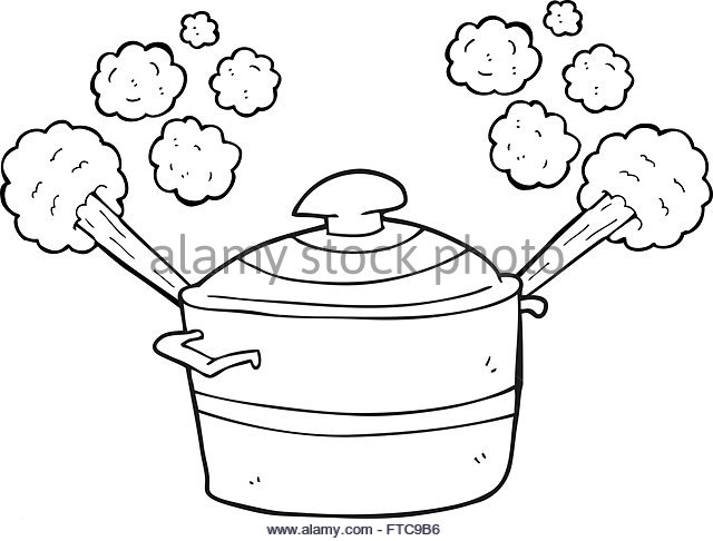 640x486 Freehand Drawn Cartoon Cooking Pot Stock Photos Amp Freehand Drawn