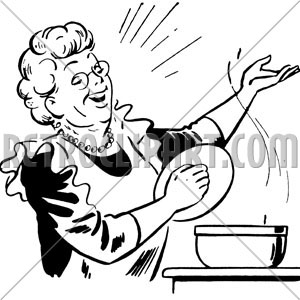 300x300 Lady Cook With Pot,