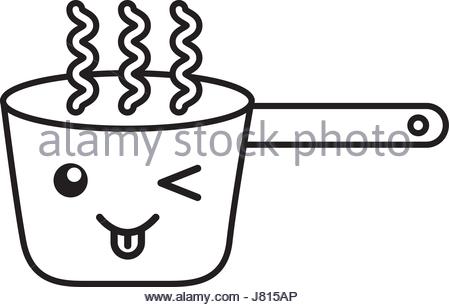 450x307 Kawaii Cooking Pot Cartoon Stock Vector Art Amp Illustration, Vector